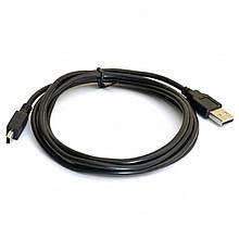 Кабель USB 2.0 (AM/Mini 5 pin) 1,5 м, чорний