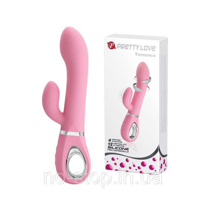 PRETTY LOVE TERNENCE USB PINK 4 rot. 12 vibration, фото 1