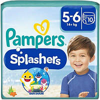 Підгузки-трусики для плавання Pampers Splashers 14+кг 10 шт.