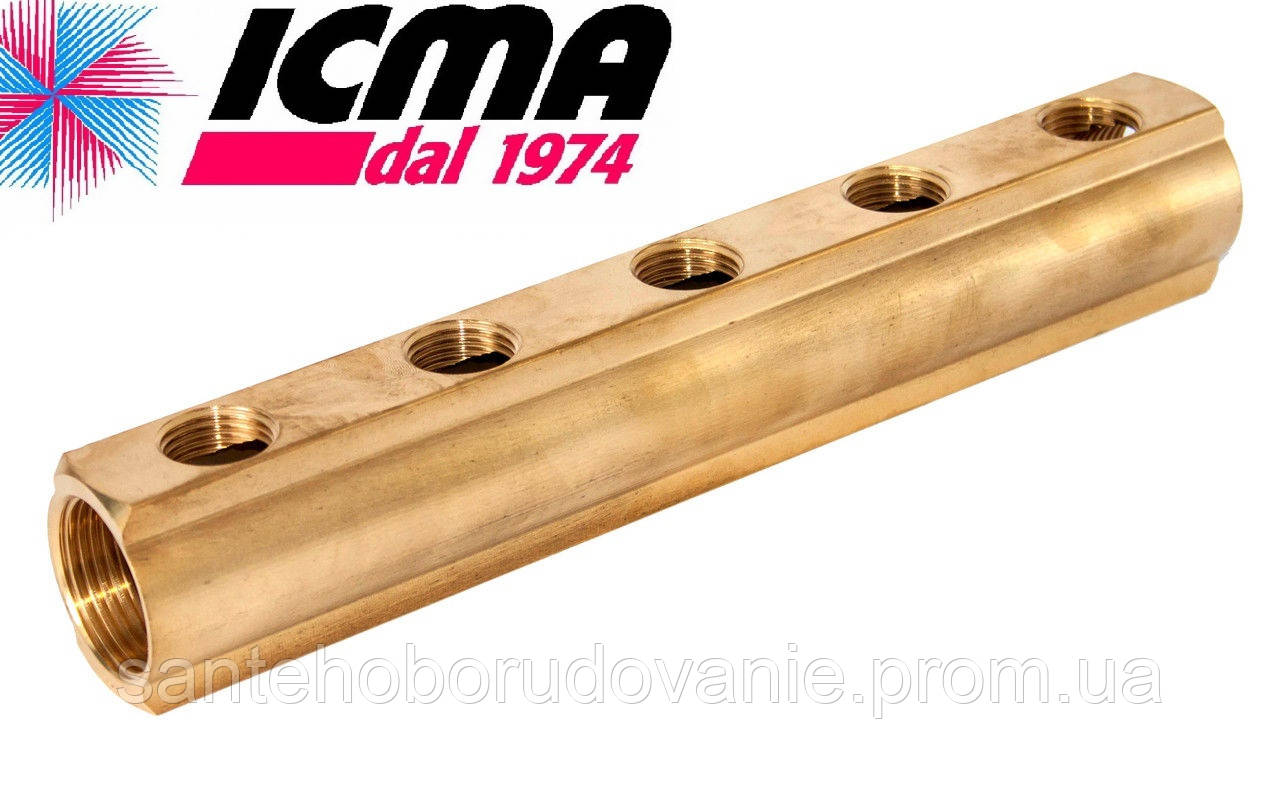Простий колектор 3/4*1/2 5 виходів ICMA Арт.1102