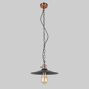 Чорний підвіс на ланцюгу у стилі лофт (52-836F-1C BK), фото 1