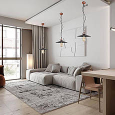 Чорний підвіс на ланцюгу у стилі лофт (52-836F-1C BK), фото 3