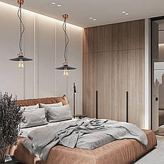 Чорний підвіс на ланцюгу у стилі лофт (52-836F-1C BK), фото 4