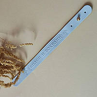 Браслети шкіряні "Спаси і Збережи" різних кольорів, довжина 25 см