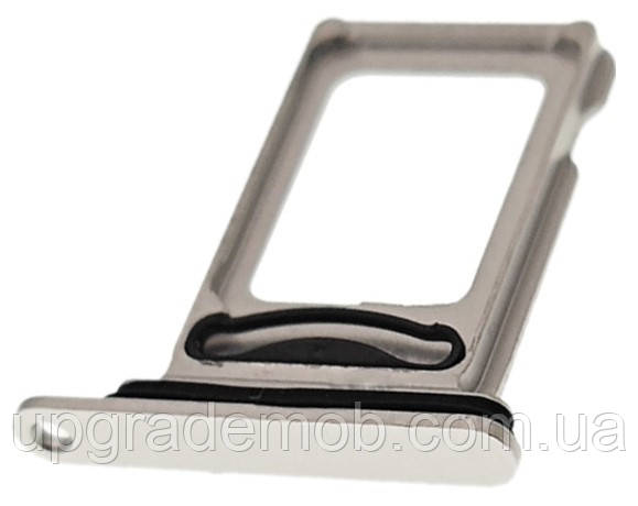Тримач Sim-карти iPhone 13 Pro/13 Pro Max на 2 Sim-карти сріблястий, фото 1