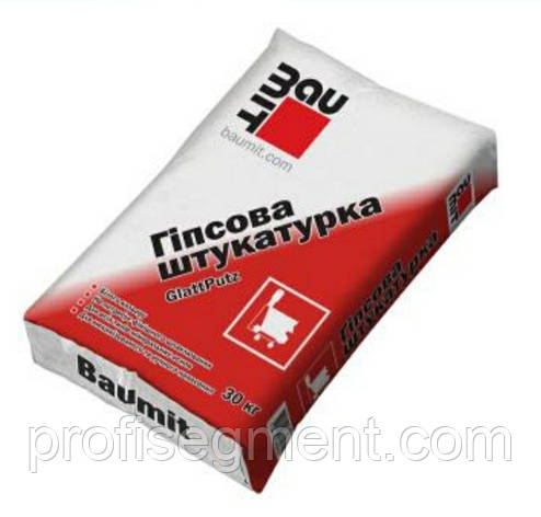 Штукатурна гіпсова суміш Baumit GlattPutz 30 кг, фото 1