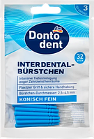 Щетки межзубные синие 0,6 мм ISO 3 [Dontodent Interdentalbürsten blau 0,6 mm ISO 3]