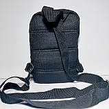 Сумка-слінг через плече чорна опт, фото 2