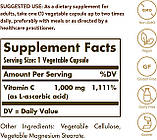 Solgar, вітамін C, 1000 мг, 250 капсул, фото 2