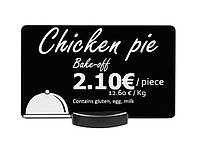 Пластиковые карты для продуктов PVC-U BLANK MATT BLACK - 5 packs of 100 cards