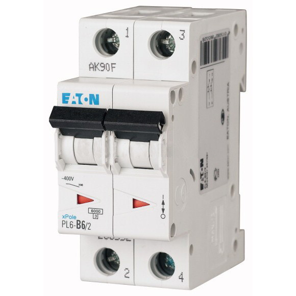 Автоматический выключатель Eaton (Moeller) PL6-C6/2 (286564) - фото 1 - id-p324435503