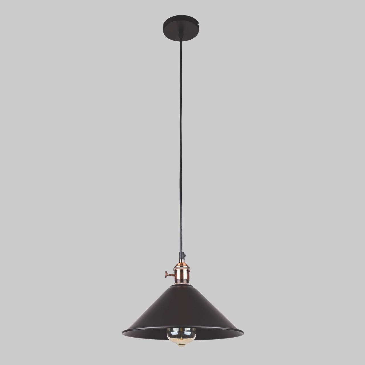 Чорний підвіс на ланцюгу у стилі лофт (52-839F-1 BK)