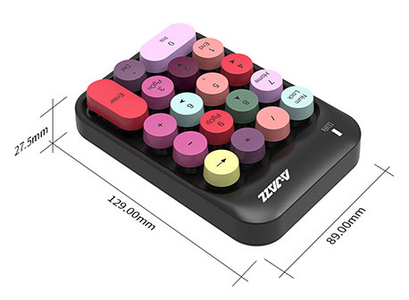 Цифровая USB клавиатура АК18 беспроводная Num Pad