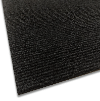 Самоклеюча плитка 600*600*4 мм чорна під ковролін