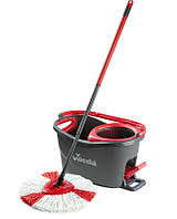 Набір для прибирання Vileda Easywring & Clean Turbo швабра з телескопічною ручкою з відром та віджимом для миття підлоги