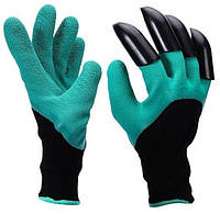 Садовые перчатки с когтями Garden Genie Gloves