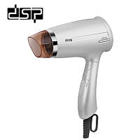 Электрический профессиональный фен для волос DSP F-30031 1200 Вт складной дорожный для укладки и сушки с