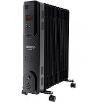 Масляный напольный обогреватель Camry CR 7813 Черный 2500 В электрический радиатор отопления дома на 11 ребер
