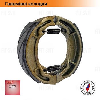 Гальмівні колодки Сузукі Летс - Suzuki Let`s, Address 100,  барабан MSU