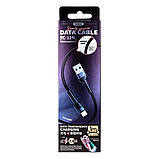 Дата кабель для заряджання айфонів USB - Lightning 8-pin REMAX Jany RC-124i Чорний (1м), фото 2