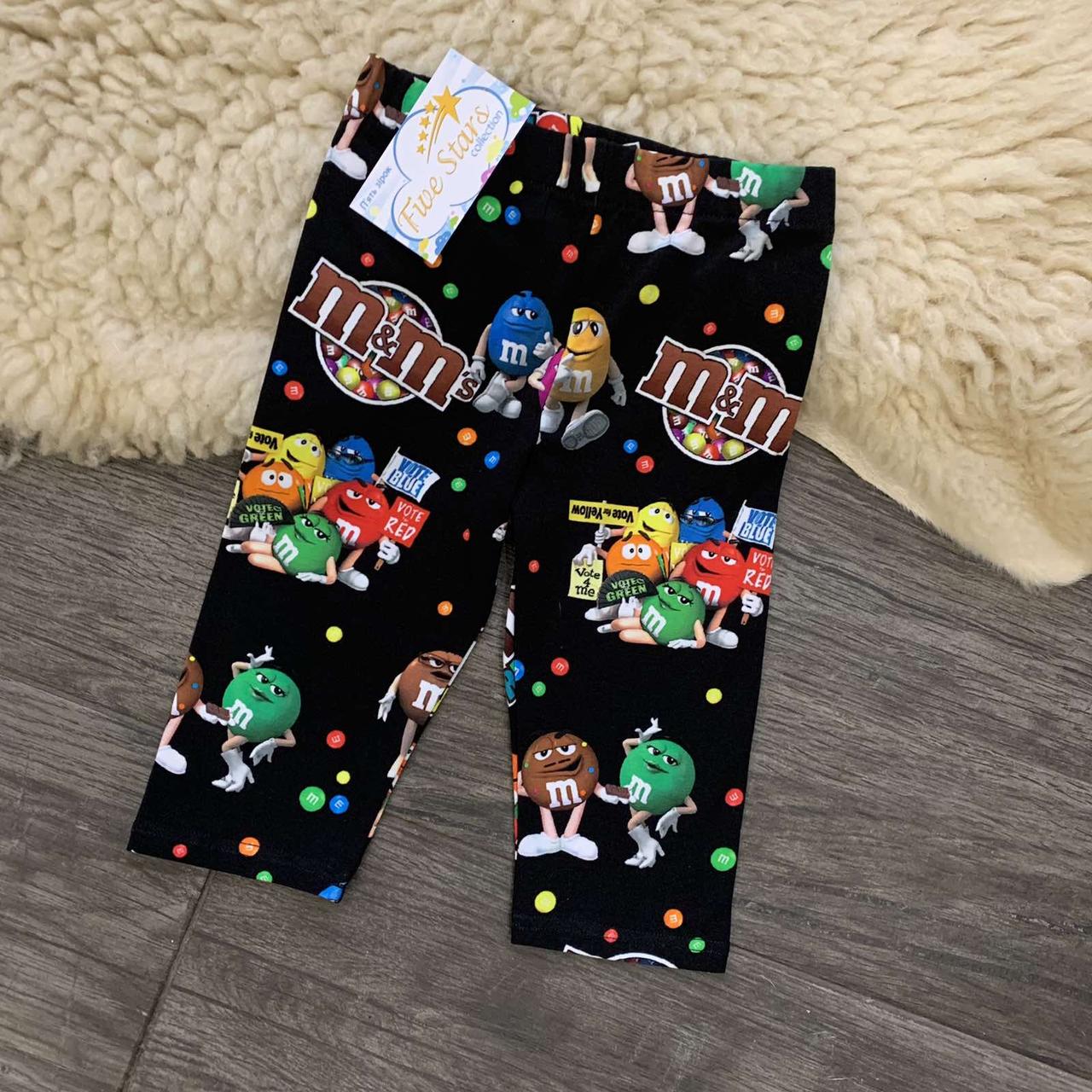 Велосипедки дитячі M&М's на чорному Five Stars 10709-98p