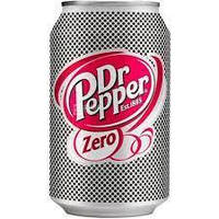 Безалкогольный газированный напиток Dr Pepper Zero без сахара , ж\б , 330 мл