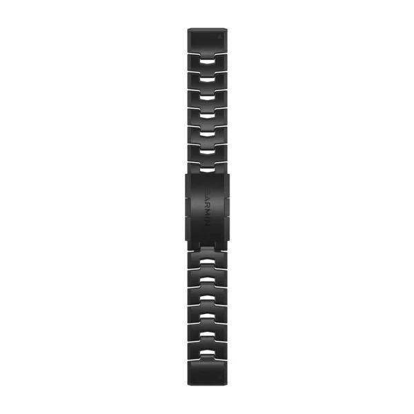 Браслет Garmin QuickFit 22 Watch Bands Vented Titanium Bracelet with Carbon Gray DLC Coating