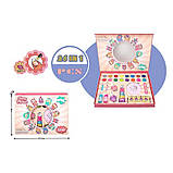 Дитяча косметика на планшетці LK 2866 тіні блиски для губ лаки помада пілочка, фото 3