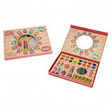 Дитяча косметика на планшетці LK 2866 тіні блиски для губ лаки помада пілочка, фото 2