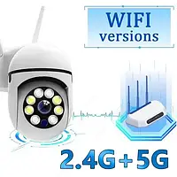 IP камера видеонаблюдения поворотная 1080P PTZ 1080P Wi-Fi, 4.0MP ночное видения, wifi камера