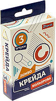 Крейда кольор. "1В" №400406 3шт Jumbo Geometry(64)