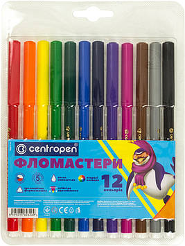 Фломастери "Centropen" 12кольор. Color World №7550/12(1)(160)