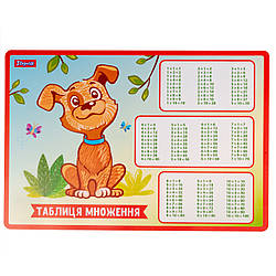 Підкладка для столу 1 Вересня табл. множ. Zoo Land