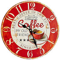 Часы настенные в дизайне Coffee TFA Vintage 60304512