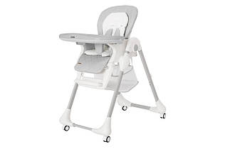 Дитячий стільчик для годування малюка складаний Carrello Toffee CRL-9502/3 Ash Grey Сірий