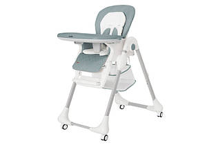 Дитячий стільчик для годування малюка складаний Carrello Toffee CRL-9502/3 Cloud Grey Сірий