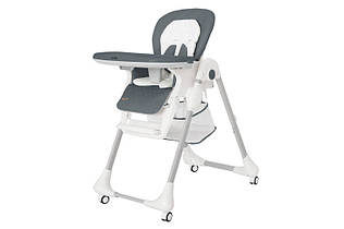 Дитячий стільчик для годування складний Carrello Toffee CRL-9502/3 Space Grey Сірий