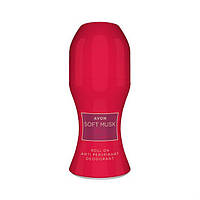 Дезодорант-антиперспирант с шариковым аппликатор Avon Soft Musk Delice Velvet Berries, 50 мл (Эйвон софт муск)