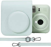 Чохол для фотокамери Instax Mini 12 Case Fuji м'ятно зелений FujiFilm Mint Green для Mini 12 (без фотоапарата)