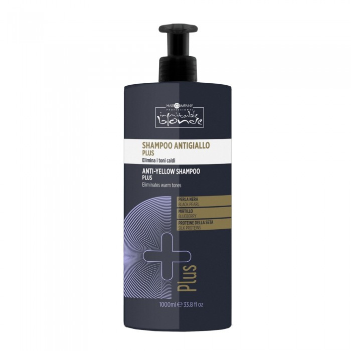 Hair Company Ice Blonde Anti-Yellow Shampoo Plus Шампунь для нейтралізації жовтизни 1000 мл (Оригінал)