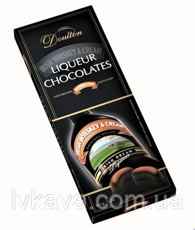 Шоколадні цукерки Doulton  Liqueur Chocolates Irish whiskey cream , 145 гр, фото 2