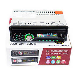 1 din Автомагнітола 1591 RGB USB 1 дін магнітола з підсвічуванням у Ланос ваз