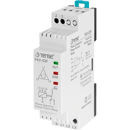 Реле контролю фаз пристрій захисту 3-х фазного послідовність фаз електродвигуна