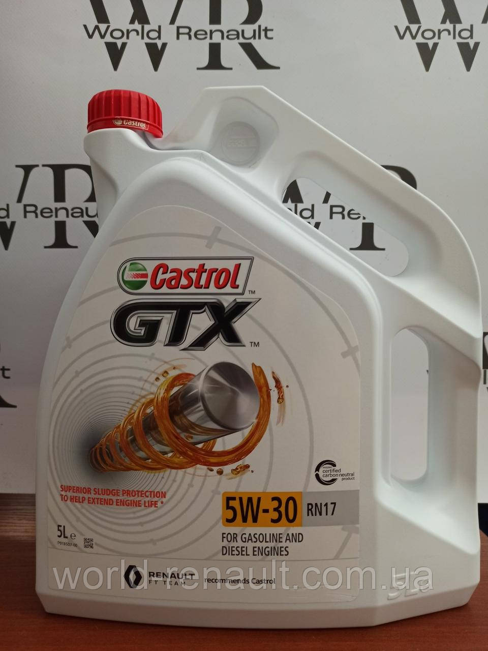 15CC30 (7711658105) Castrol — Моторна олива Castrol GTX RN17 5W-30 (5 л.)