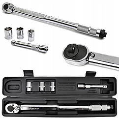 Динамометричний ключ 1/2" 28-210Nm + головки та подовжувач GEKO G10064   Luxprice