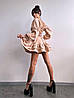 Красива жіноча міні сукня з оборками і шнурівкою на спині Smb8493, фото 8