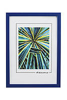 Рамка 30х40 з пластику - яскравий Синій металік - з склом або з склопластиком