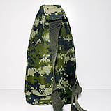 Сумка-слінг через плече піксель темний, фото 2