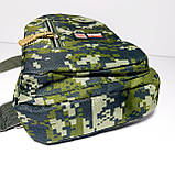 Сумка-слінг через плече піксель темний, фото 5