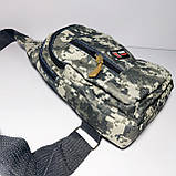 Сумка-слінг через плече піксель світлий, фото 4